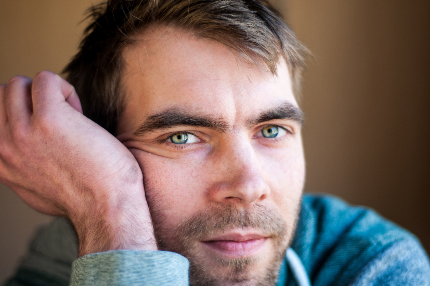 men ignoring eye health